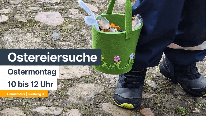 Ostereiersuche am Heimathaus