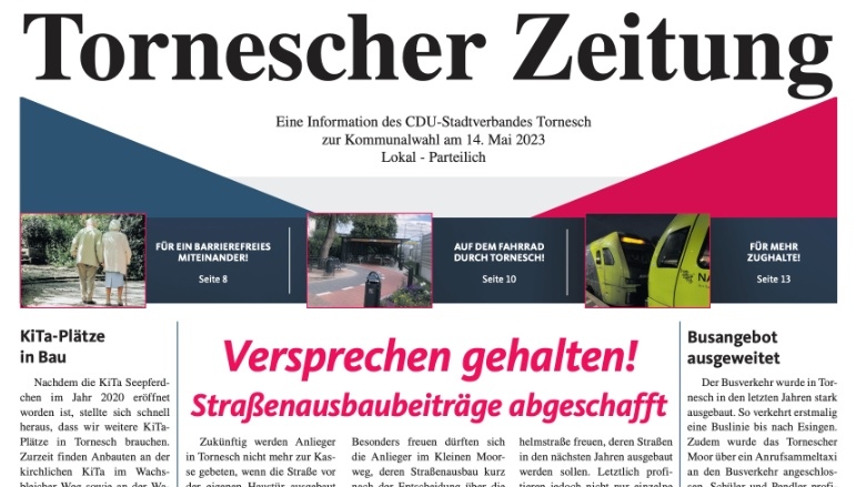 Tornescher Zeitung - Rückblick