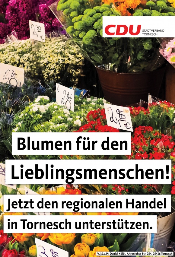 Blumen für den Lieblingsmenschen - Jetzt den regionalen Handel unterstützen