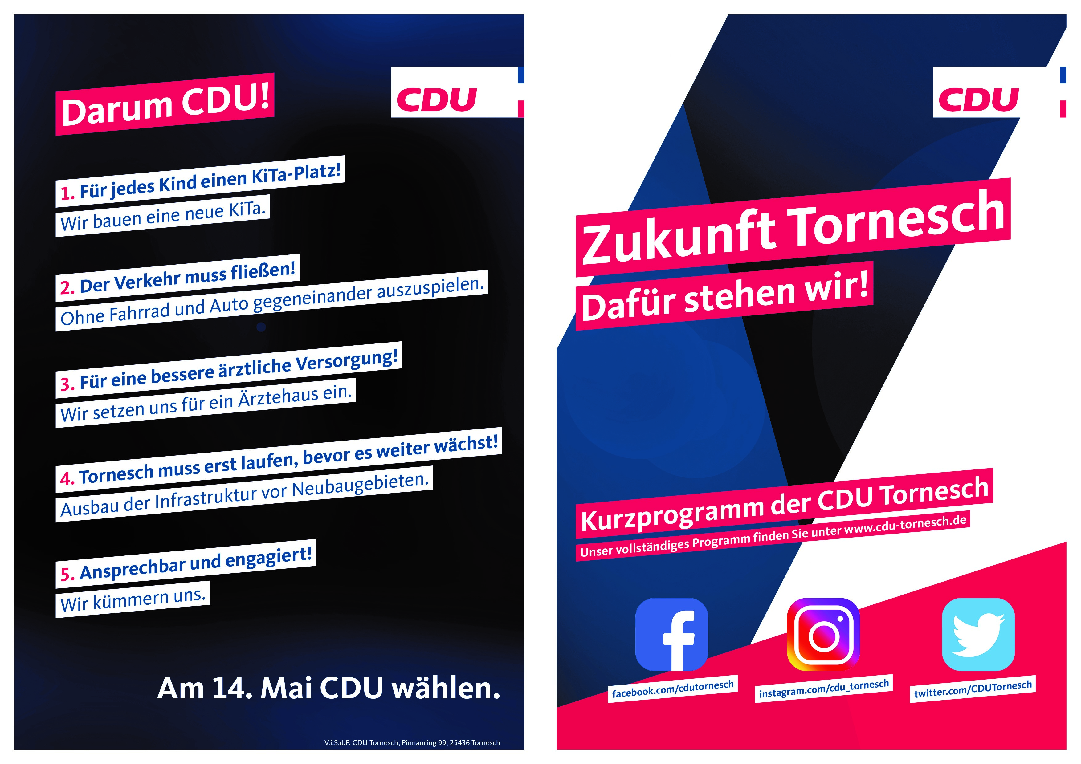 Kurzwahlprogramm der CDU Tornesch